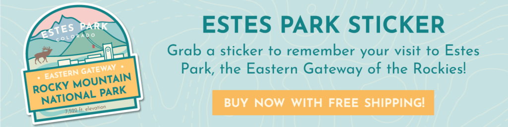 Estes Park Colorado Gateway Sticker - Explore Estes