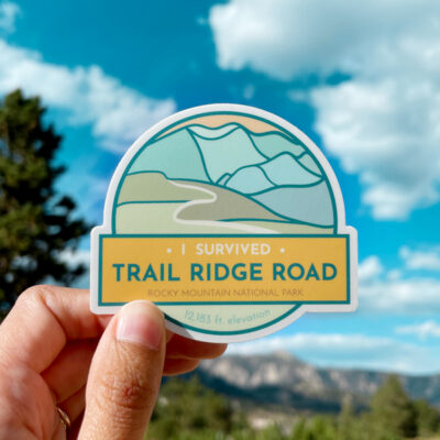 I Survived Trail Ridge Road Sticker - Explore Estes Park